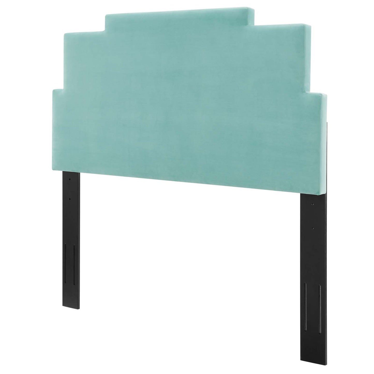 Kasia Performance Velvet Full/Queen Headboard, Velvet, Blue, 22181