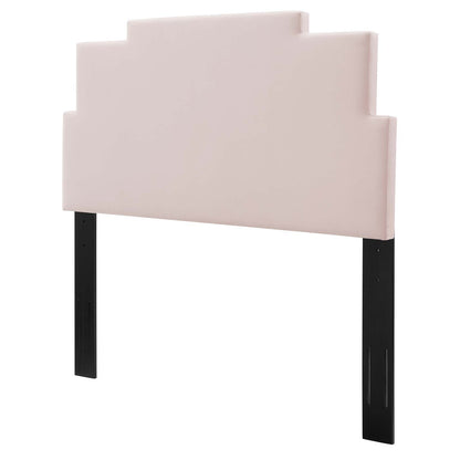 Kasia Performance Velvet Full/Queen Headboard, Velvet, Pink, 22183