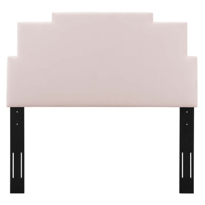 Kasia Performance Velvet Full/Queen Headboard, Velvet, Pink, 22183