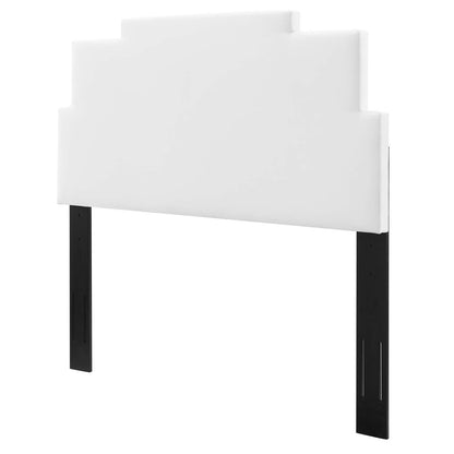 Kasia Performance Velvet Full/Queen Headboard, Velvet, White, 22185