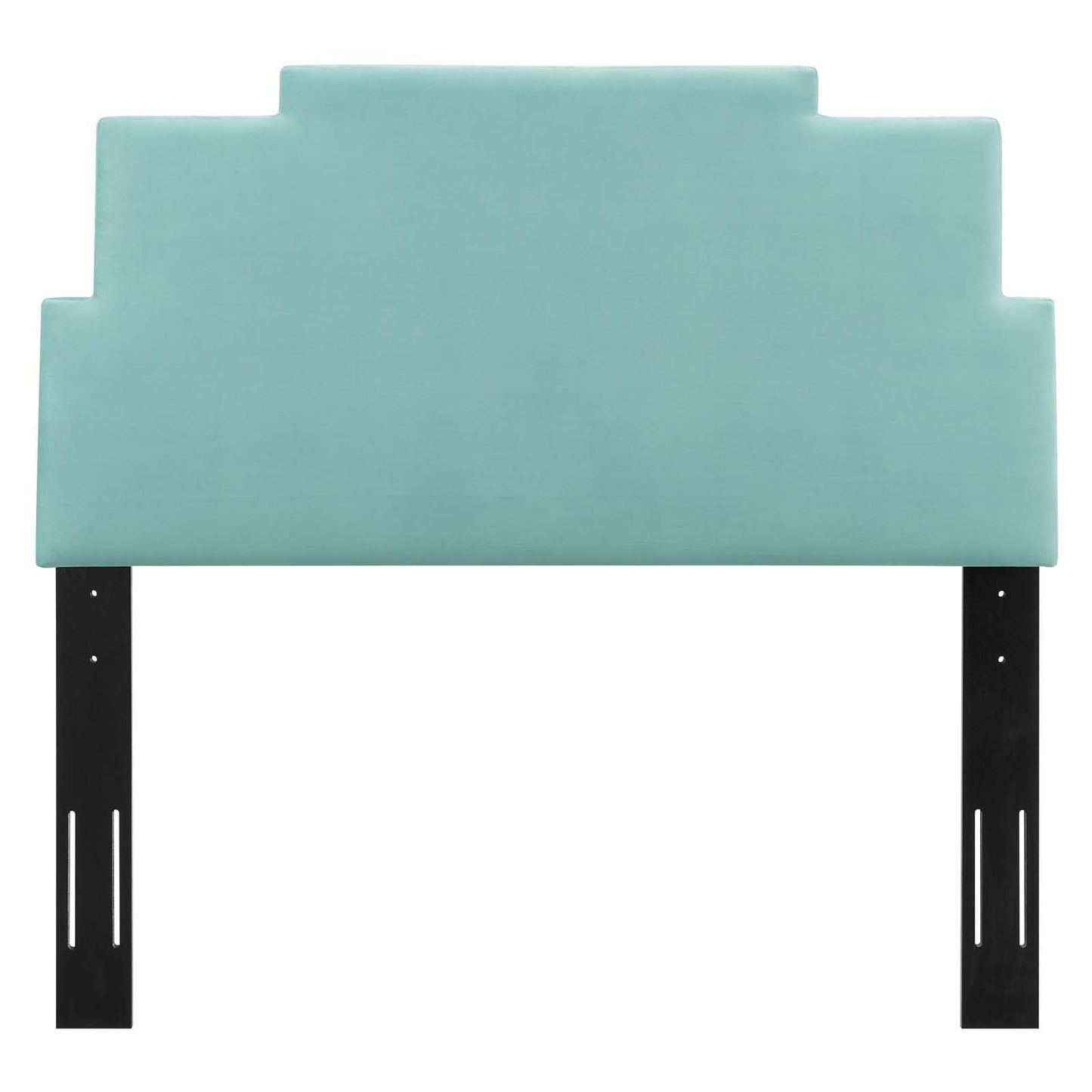Kasia Performance Velvet King/California King Headboard, Velvet, Blue, 22189