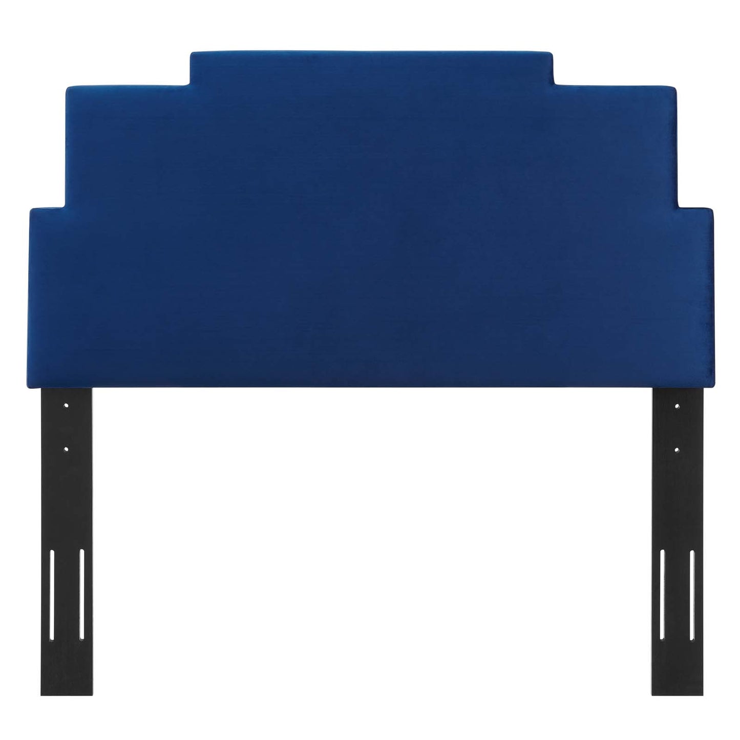 Kasia Performance Velvet King/California King Headboard, Velvet, Blue Navy, 22190