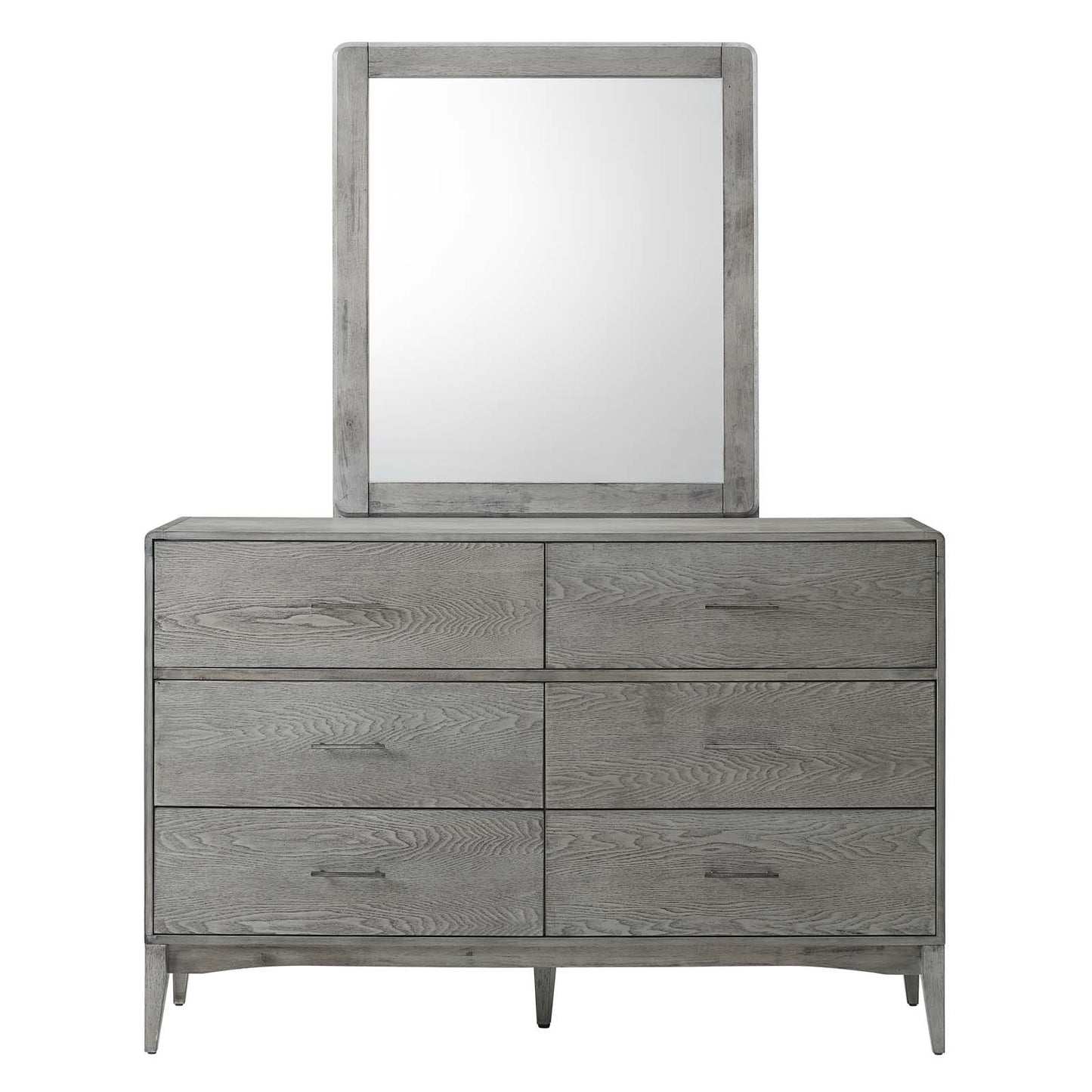 Georgia 2 Piece Bedroom Set, Wood, Grey Gray, 22199