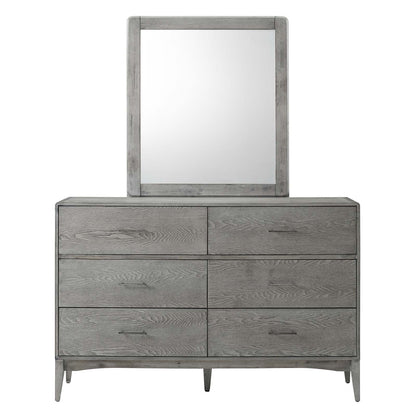 Georgia 2 Piece Bedroom Set, Wood, Grey Gray, 22199