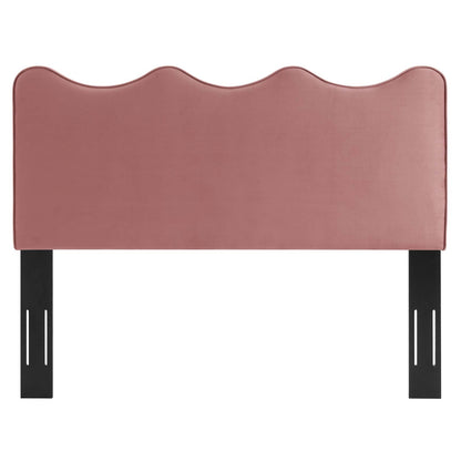 Athena Performance Velvet Full/Queen Headboard, Velvet, Pink, 22352