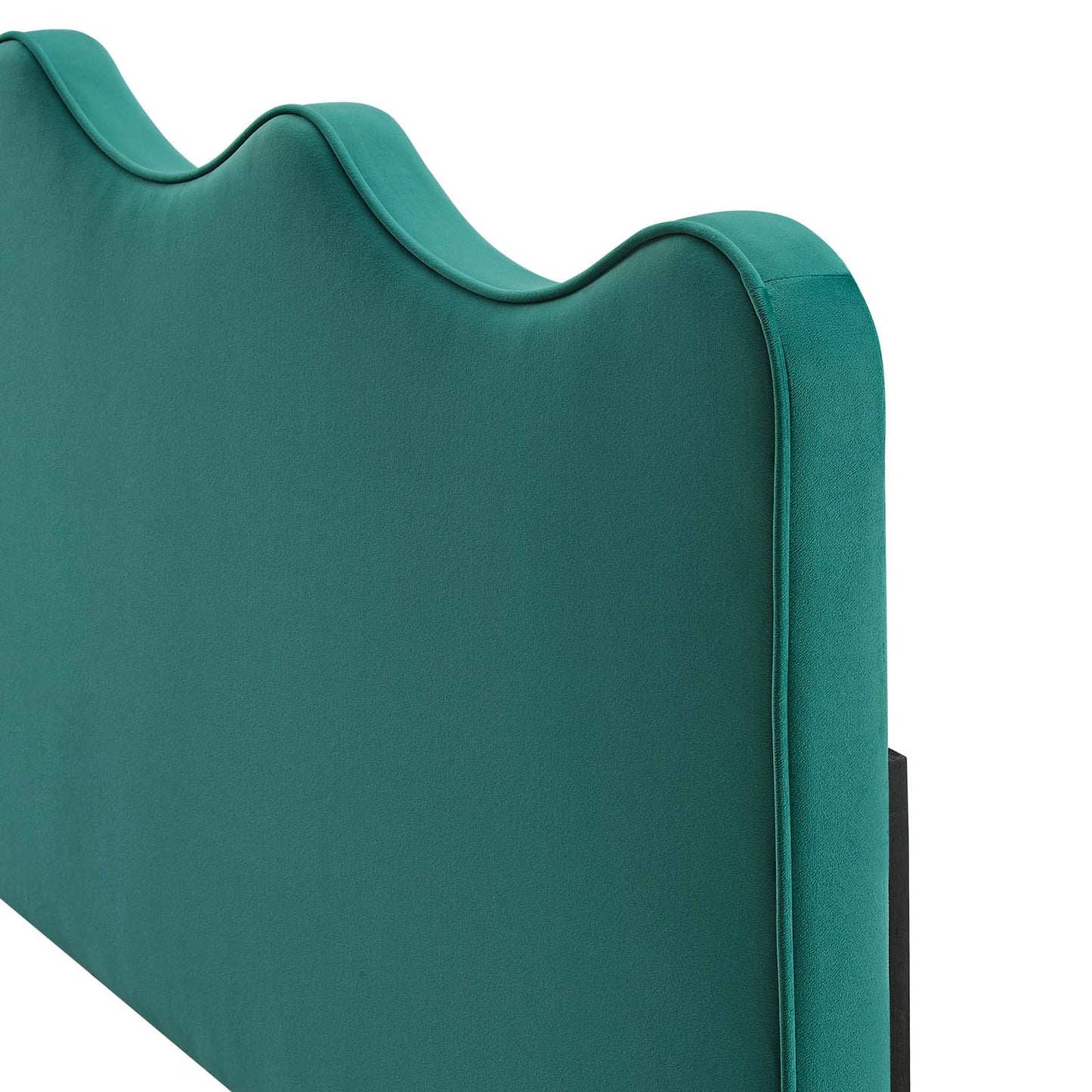 Athena Performance Velvet Full/Queen Headboard, Velvet, Teal Blue, 22357