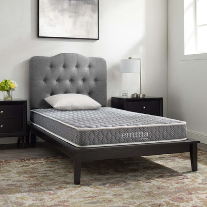 Emma 6" Twin Soft Mattress, White, 22382