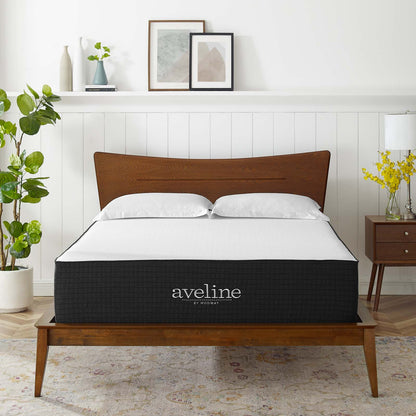 Aveline 14" Memory Foam Queen Mattress, White, 22389
