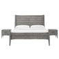 Georgia 3 Piece Full Bedroom Set, Wood, Grey Gray, 22607