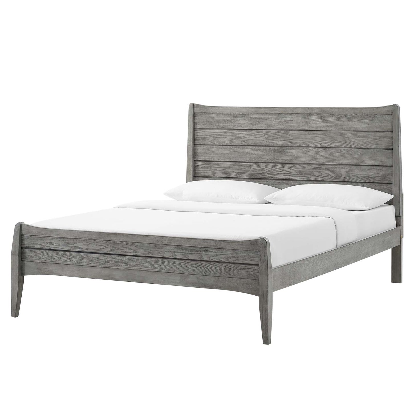 Georgia 3 Piece Full Bedroom Set, Wood, Grey Gray, 22607