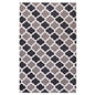 Lida Moroccan Trellis 5x8 Area Rug, Fabric, Multi Grey Gray 14724