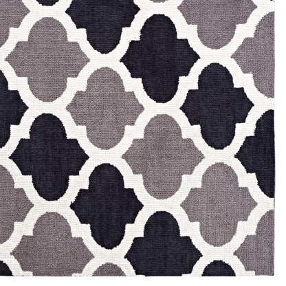 Lida Moroccan Trellis 8x10 Area Rug, Fabric, Multi Grey Gray 14725