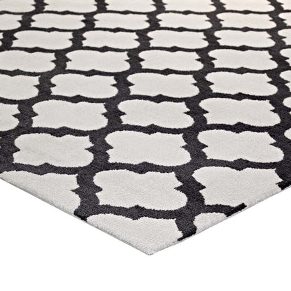 Lida Moroccan Trellis 8x10 Area Rug, Fabric, Multi Grey Gray 14727