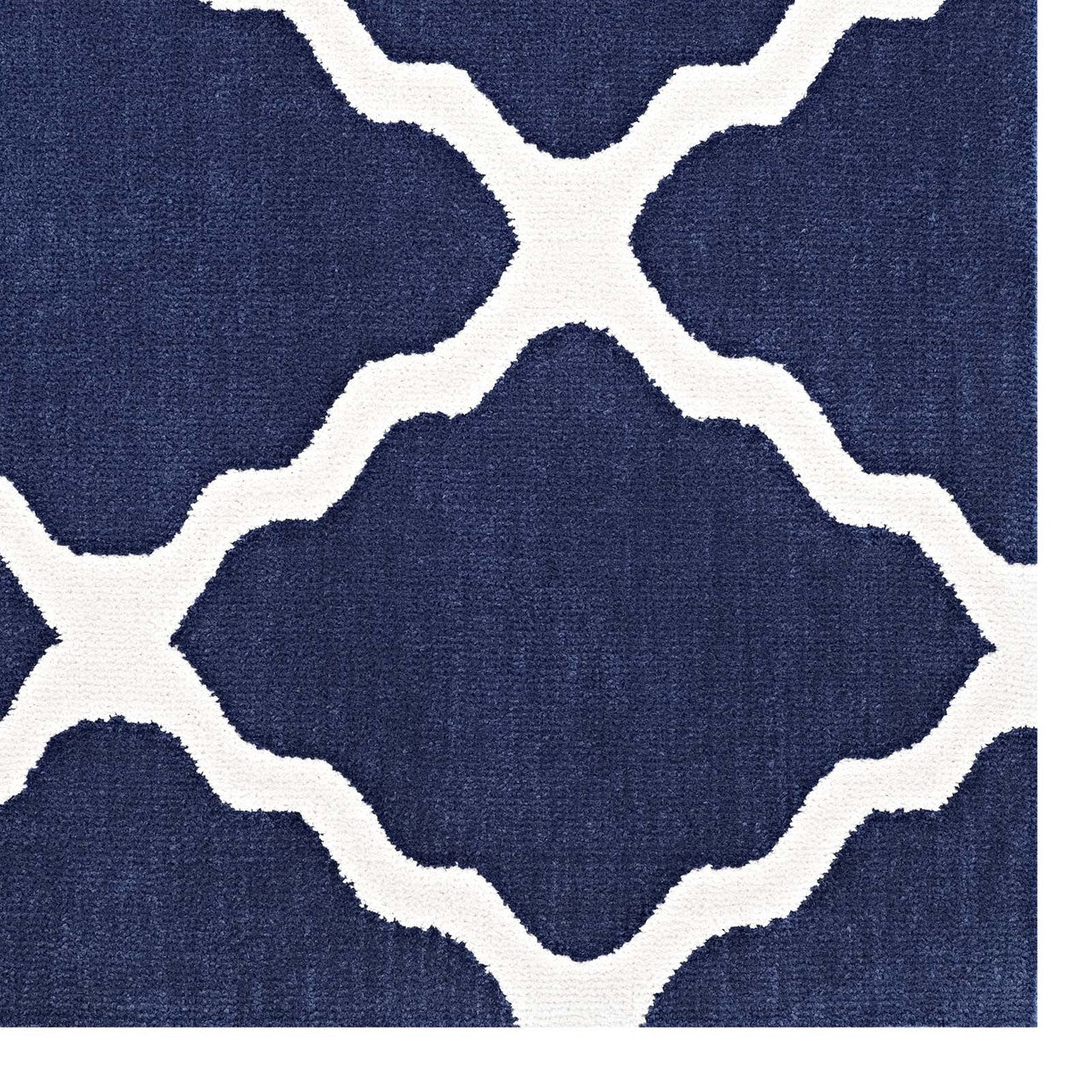 Marja Moroccan Trellis 8x10 Area Rug, Fabric, Multi White Ivory 14735