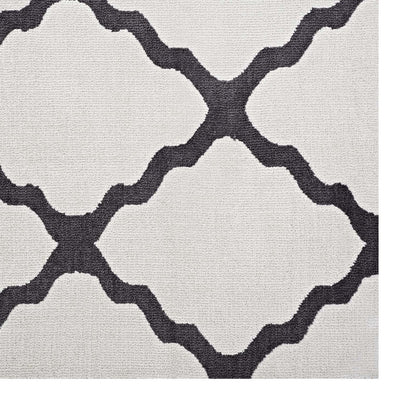 Marja Moroccan Trellis 8x10 Area Rug, Fabric, Multi Grey Gray 14741