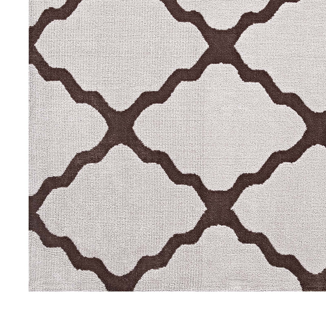 Marja Moroccan Trellis 8x10 Area Rug, Fabric, Multi Brown 14743