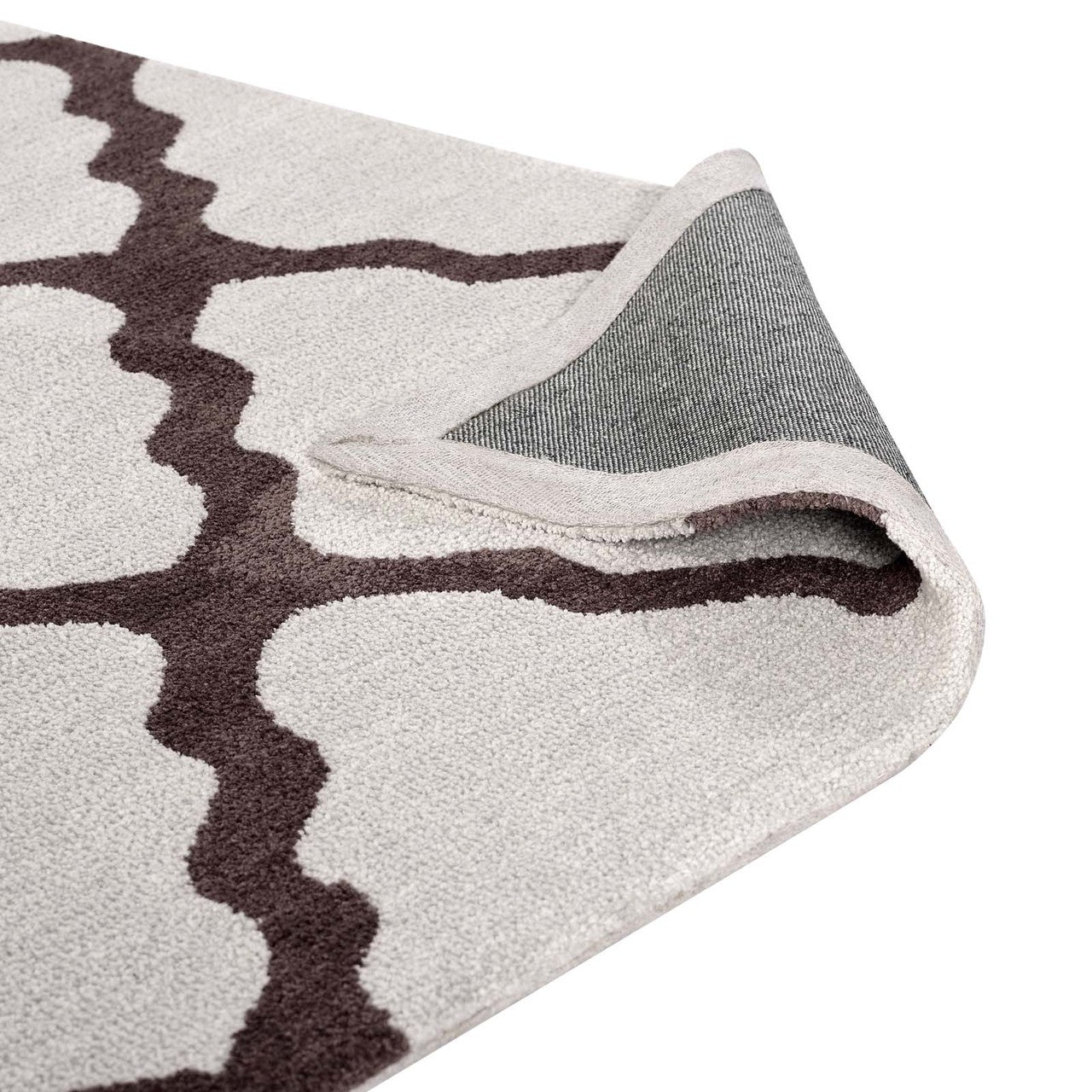 Marja Moroccan Trellis 8x10 Area Rug, Fabric, Multi Brown 14743