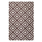 Alika Abstract Diamond Trellis 8x10 Area Rug, Fabric, Multi Brown 14753