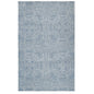 Javiera Contemporary Moroccan 5x8 Area Rug, Fabric, Multi Blue 14774