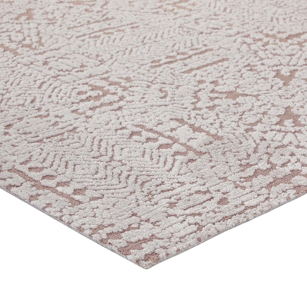 Javiera Contemporary Moroccan 8x10 Area Rug, Fabric, Multi Red 14777