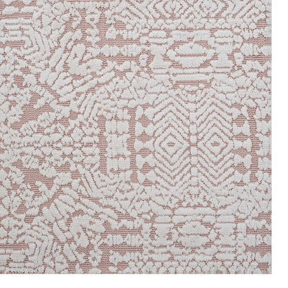 Javiera Contemporary Moroccan 8x10 Area Rug, Fabric, Multi Red 14777