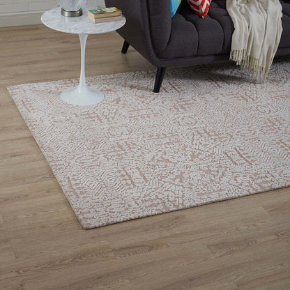 Javiera Contemporary Moroccan 8x10 Area Rug, Fabric, Multi Red 14777