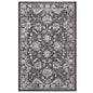 Kazia Distressed Floral Lattice 5x8 Area Rug, Fabric, Multi Grey Gray 14778