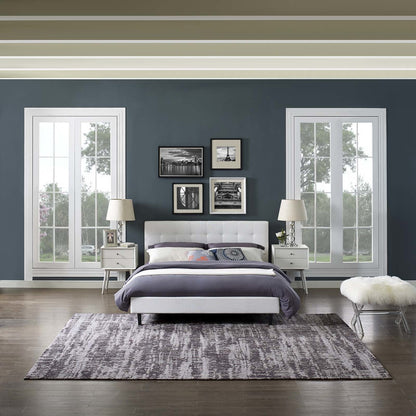 Darja Distressed Rustic Modern 8x10 Area Rug, Fabric, Multi Grey Gray 14793