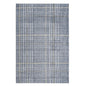 Kaja Abstract Plaid 8x10 Area Rug, Fabric, Multi Blue 14799