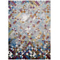 Lavendula Triangle Mosaic 4x6 Area Rug, Fabric, Multi Colorful 14803