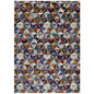 Arisa Geometric Hexagon Mosaic 4x6
 Area Rug, Fabric, Multi Colorful 14821