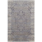Margarida Distressed Vintage Turkish 8x10 Area Rug, Fabric,  Multi Blue 14830