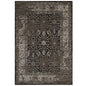 Berit Distressed Vintage Floral Lattice 8x10 Area Rug, Fabric,  Multi Brown 14848