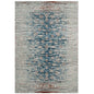 Hesper  Distressed Contemporary Floral Lattice 5x8 Area Rug, Fabric,  Multi Beige 14859
