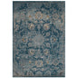 Cynara Distressed Floral Persian
Medallion 8x10 Area Rug, Fabric,  Blue 14864