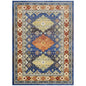 Atzi  Distressed 
Southwestern Diamond Floral 4x6 Area Rug, Fabric, Multi Colorful 14865