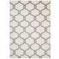 Beltara Chain Link Transitional Trellis 5x8 Area Rug, Fabric, Multi Ivory White 14897