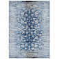 Chiara Distressed Floral Lattice Contemporary 8x10 Area Rug, Fabric, Antique  Blue 14906
