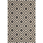 Perplex  Geometric Diamond Trellis 8x10 Indoor and Outdoor Area Rug, Fabric, Multi Beige 14916