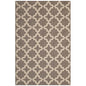 Cerelia Moroccan Trellis 8x10 Indoor and Outdoor Area Rug, Fabric, Multi Beige 14928