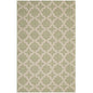 Cerelia Moroccan Trellis 8x10 Indoor and Outdoor Area Rug, Fabric, Multi Green 14930