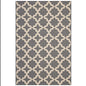 Cerelia Moroccan Trellis 8x10 Indoor and Outdoor Area Rug, Fabric, Multi Grey Gray 14934
