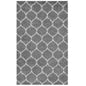 Solvea Moroccan Trellis 5x8 Shag Area Rug, Fabric, Multi Grey Gray 14963