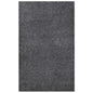 Enyssa Solid 5x8 Shag Area Rug, Fabric, Dark Grey Gray 14987