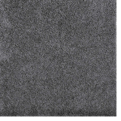 Enyssa Solid 5x8 Shag Area Rug, Fabric, Dark Grey Gray 14987