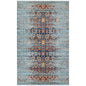 Naria Distressed Persian Medallion 5x8 Area Rug, Fabric, Multi Colorful 14997