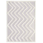 Pathway Abstract Chevron 5x8 Shag Area Rug, Fabric, Multi Grey Gray 15017