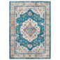 Success Anisah Distressed Vintage Floral Persian Medallion 8x10 Area Rug, Fabric, Multi Blue 15608
