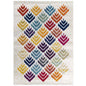 Entourage Florin Abstract Floral 5x8 Area Rug, Fabric, Multi Colorful 15615
