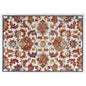 Entourage Azami Distressed Vintage Floral Lattice 8x10 Area Rug, Fabric, Antique  Orange 15636